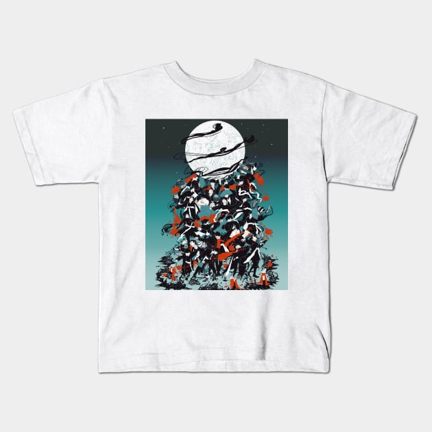 Vixx Shangrila Kids T-Shirt by mnstrs